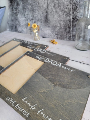 DIY Handprint Picture Frame EverLee Creations