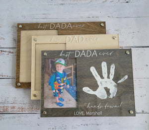 DIY Handprint Picture Frame EverLee Creations