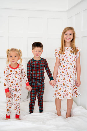 Christmas Tartan Plaid | Two Piece Set by Boosh Baby image 8