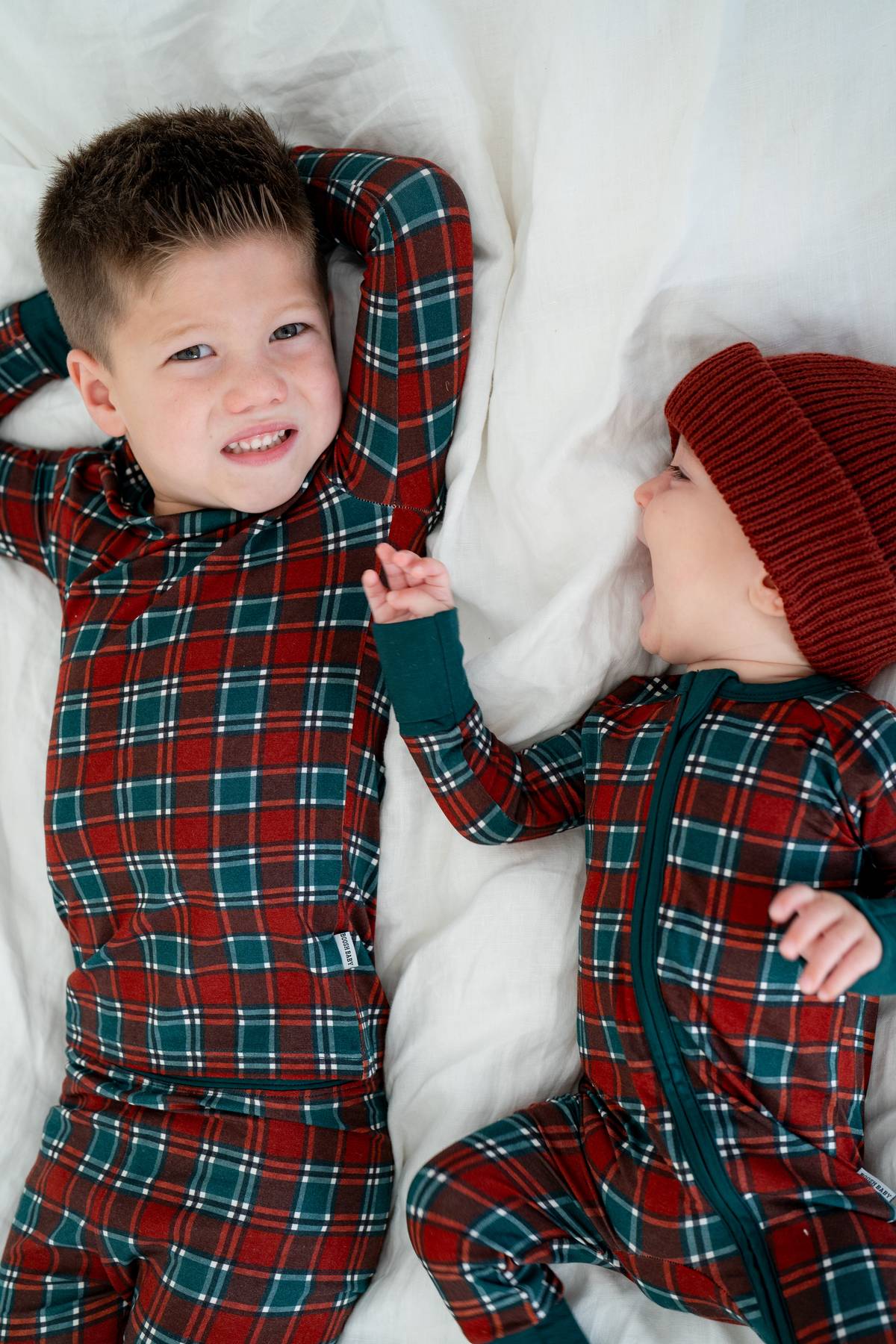 Christmas Tartan Plaid | Two Piece Set by Boosh Baby image 5