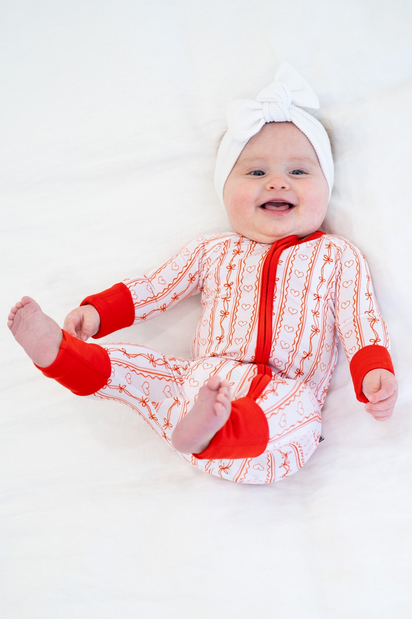 Striped Hearts | Zippy by Boosh Baby image 2