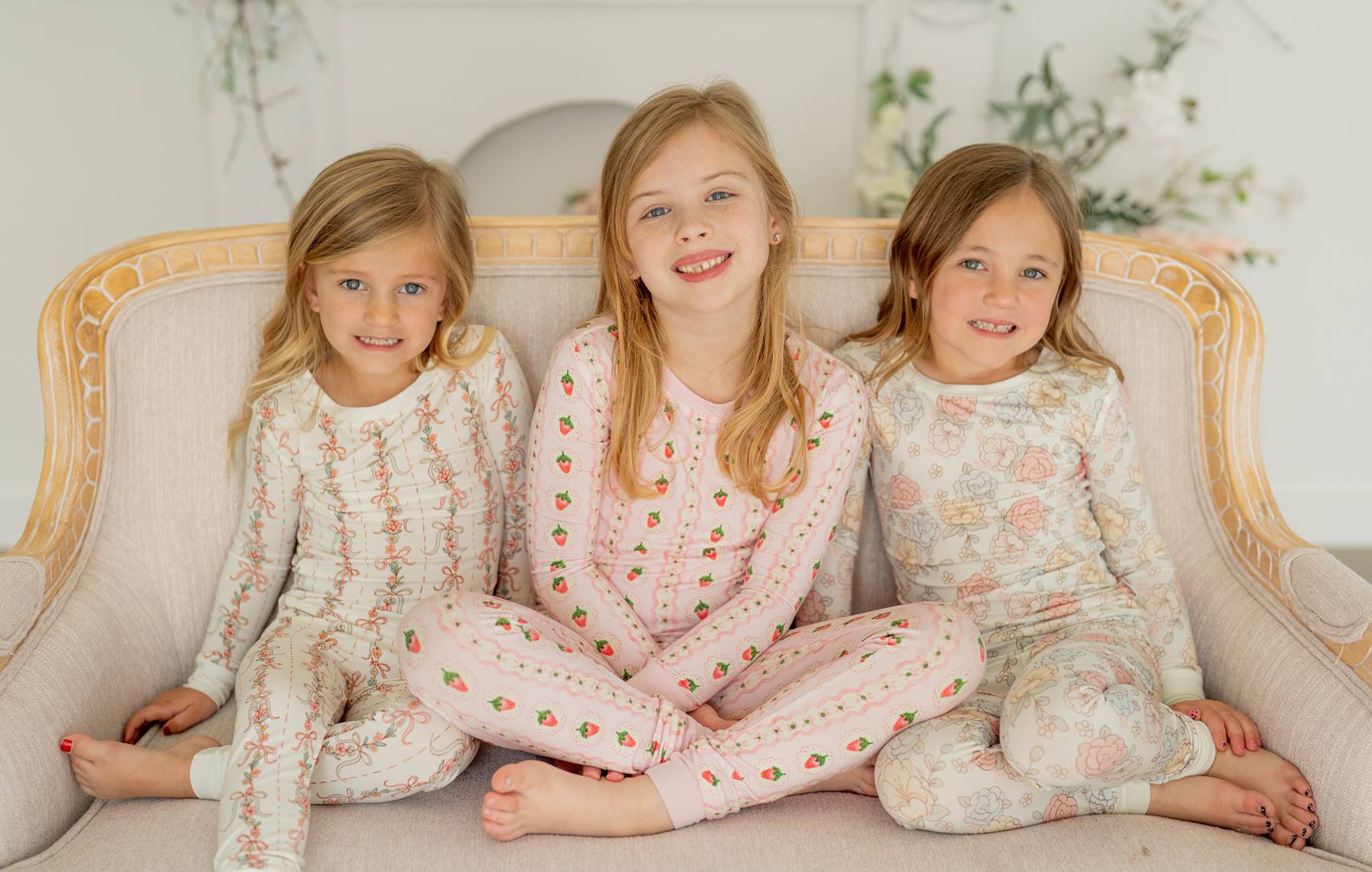 Strawberry Stripe | Two-Piece Pajama Set