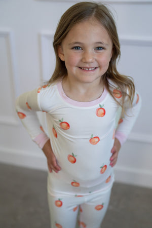 Sweet Peach | Two Piece Pajama Set