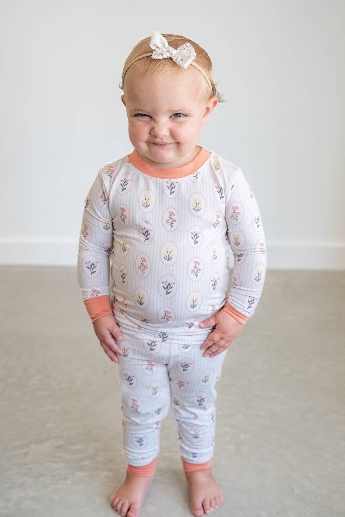 Floral Cottage Core | Two Piece Pajama Set by Boosh Baby image 1