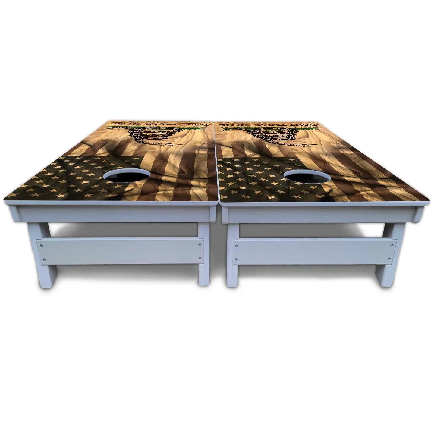 DTOM Flag 3 Cornhole Boards - All Weather Series Cornhole Solutions