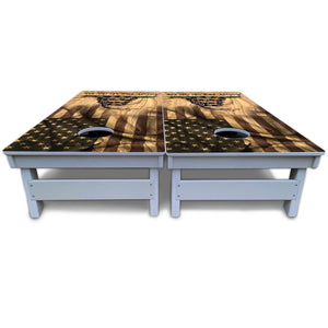 DTOM Flag 3 Cornhole Boards - All Weather Series Cornhole Solutions