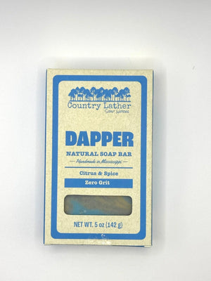 Dapper soap with citrus and cedar scent