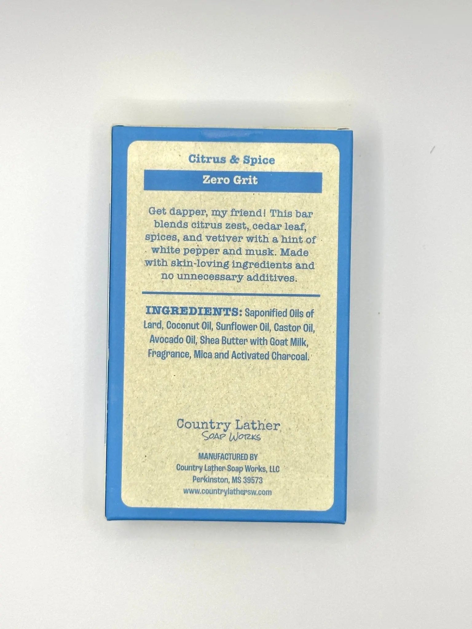 Country Lather Dapper soap bar