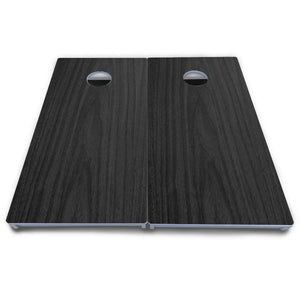 Dark Grey Wood Cornhole Boards - All Weather Series Cornhole Solutions