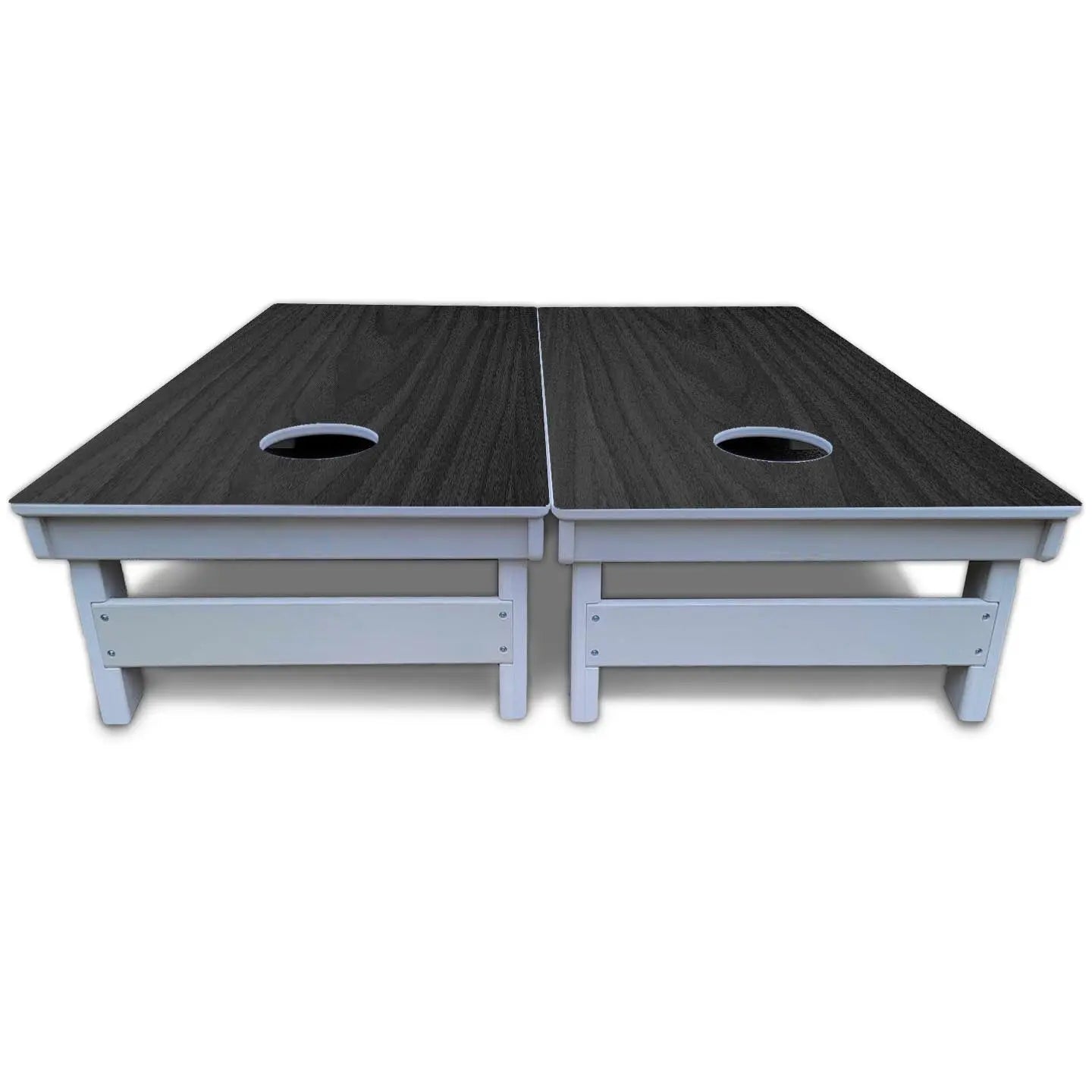 Dark Grey Wood Cornhole Boards - All Weather Series Cornhole Solutions