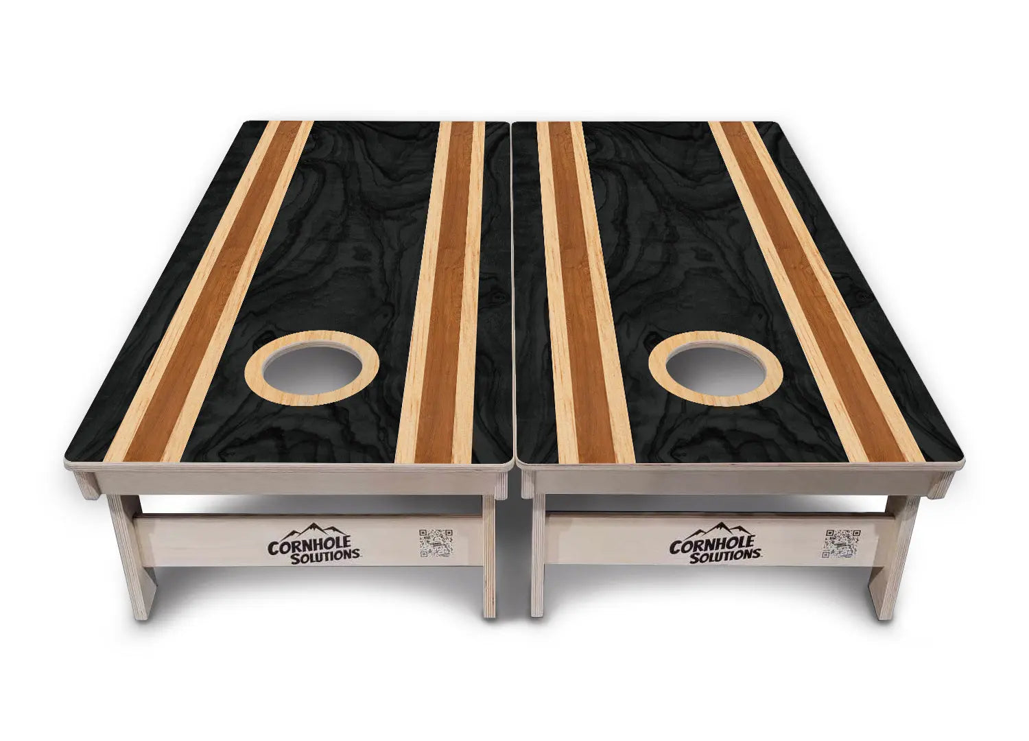 Dark Wood Cornhole Boards - Professional Tournament Series