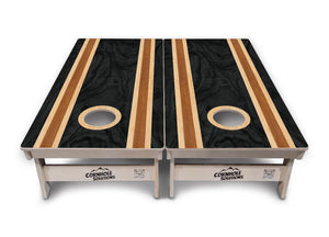 Dark Wood Cornhole Boards - Professional Tournament Series
