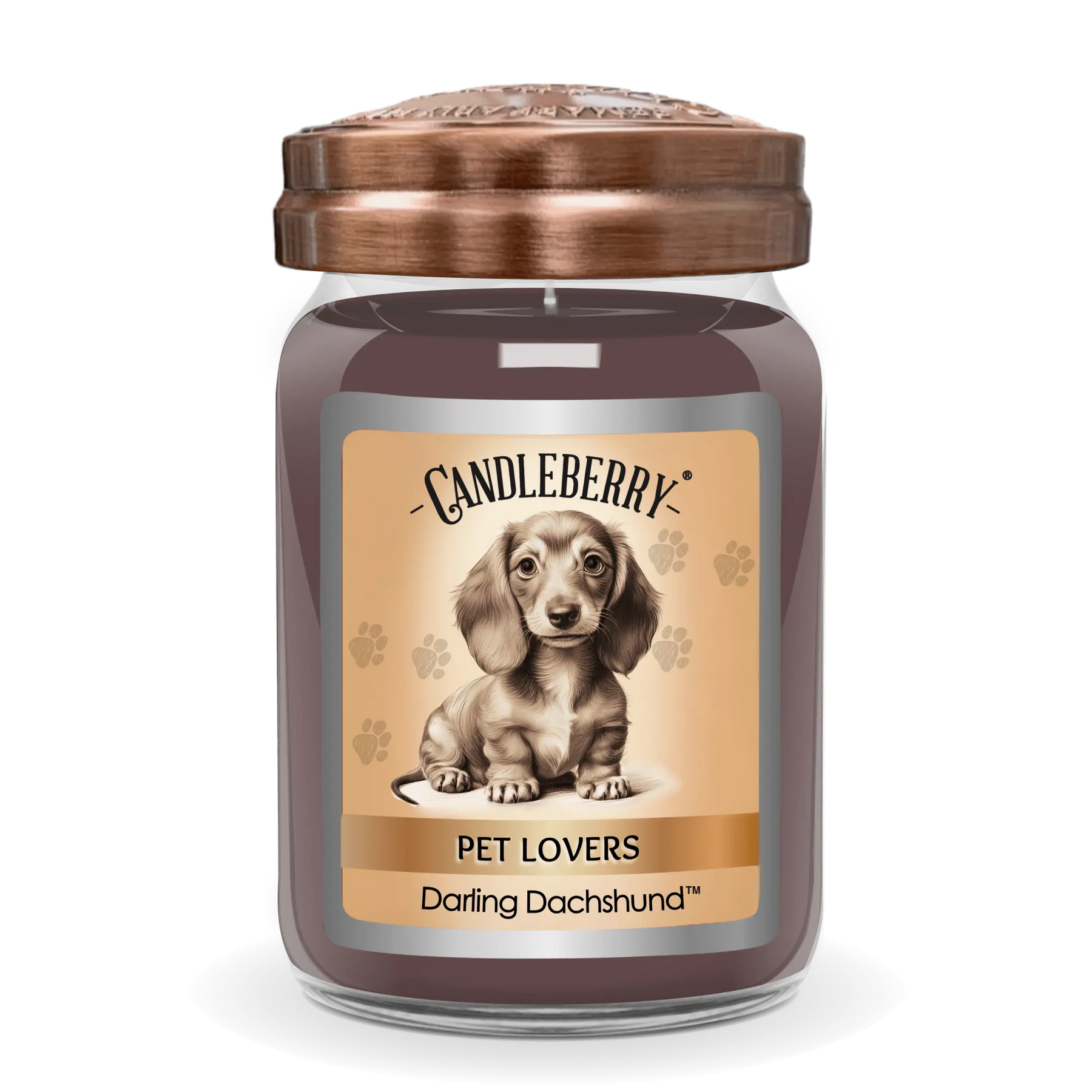 Darling Dachshund™ - Large Jar Candle (Collective) The Candleberry® Candle Company