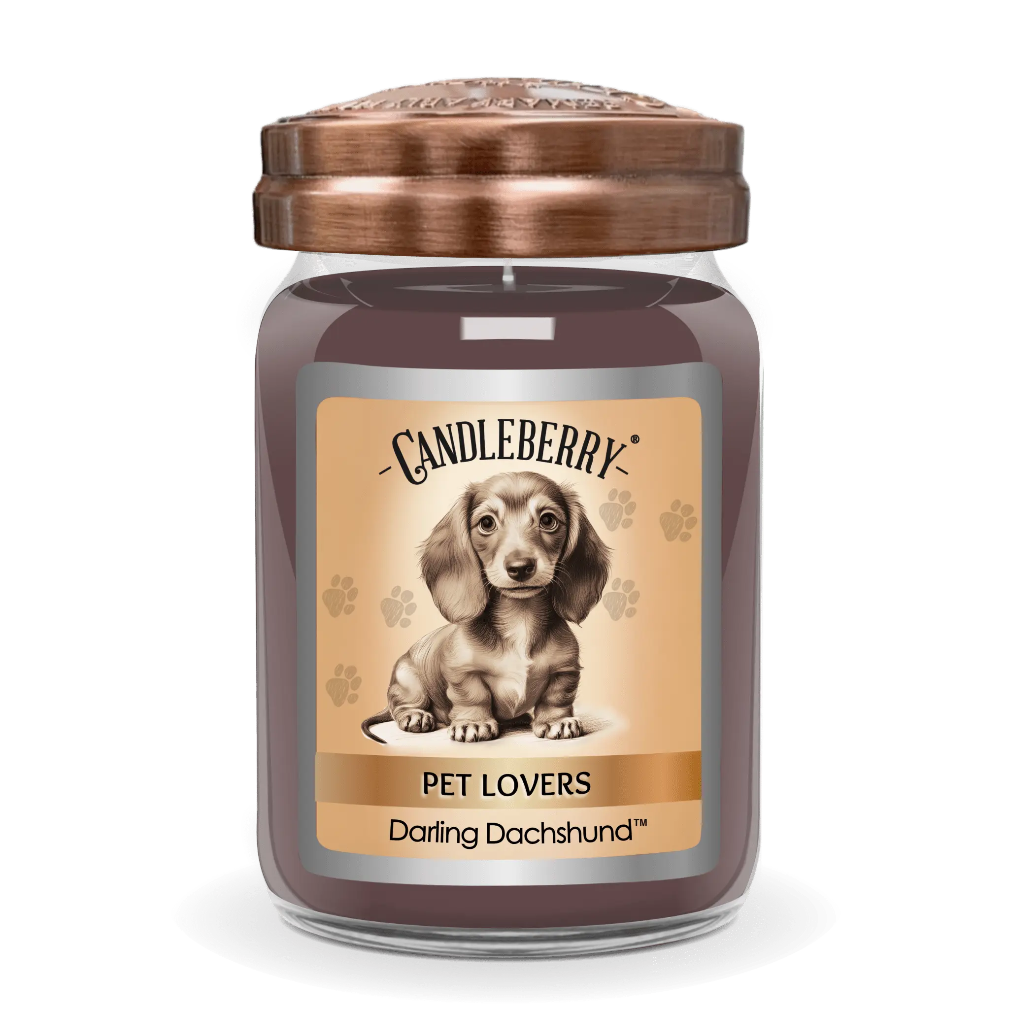 Darling Dachshund™ - Large Jar Candle (Collective) The Candleberry® Candle Company