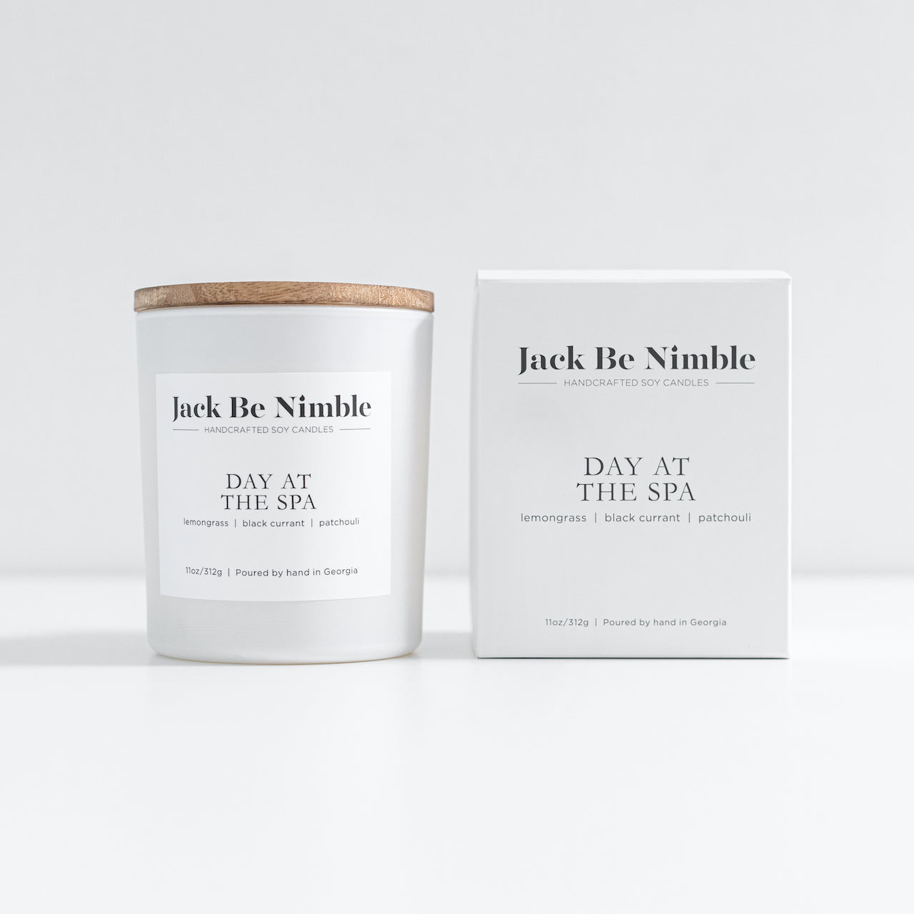 11 oz Day at the Spa Soy Candle by Jack Be Nimble Candles image 1