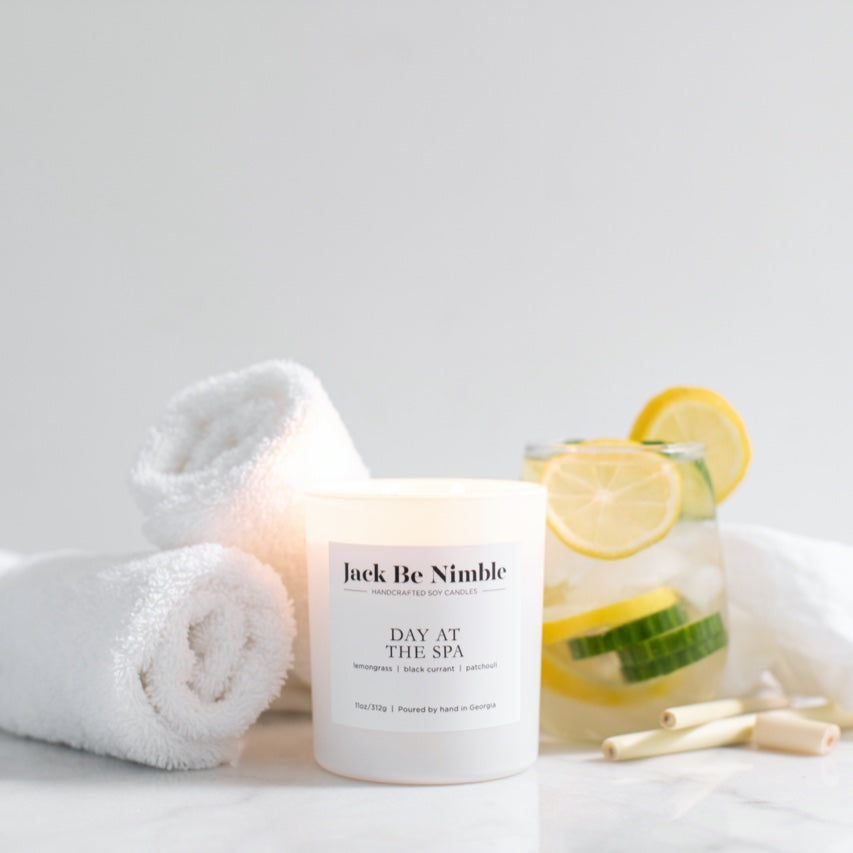 11 oz Day at the Spa Soy Candle by Jack Be Nimble Candles image 2