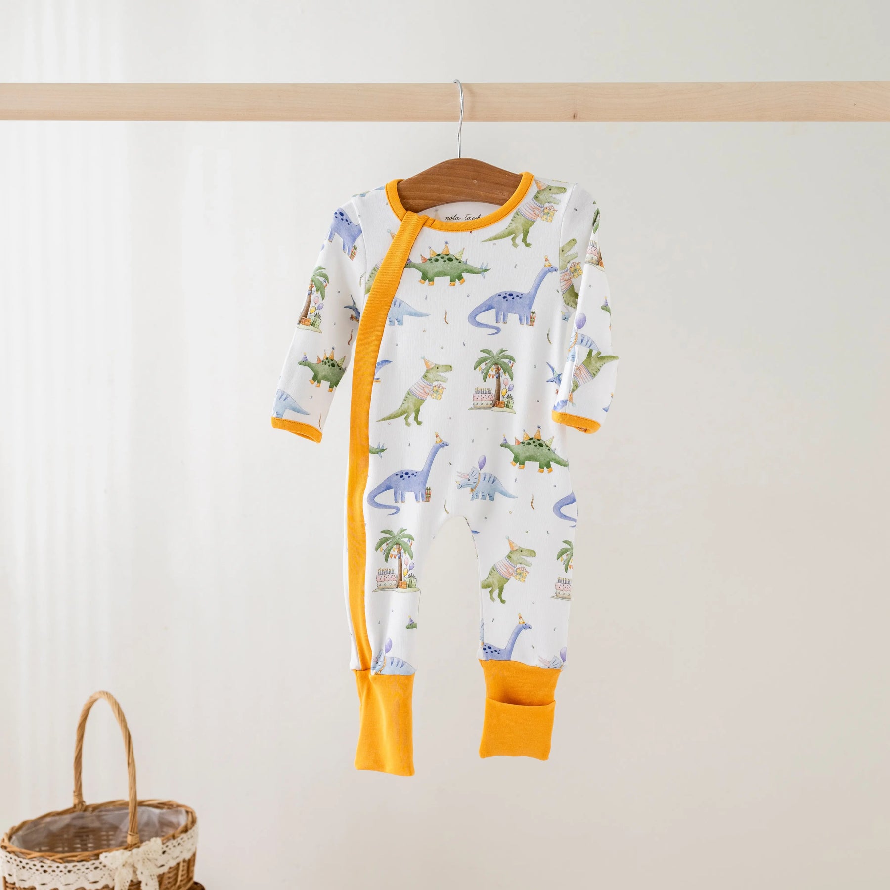 Dino-mite Birthday Organic Cotton Pajamas Nola Tawk