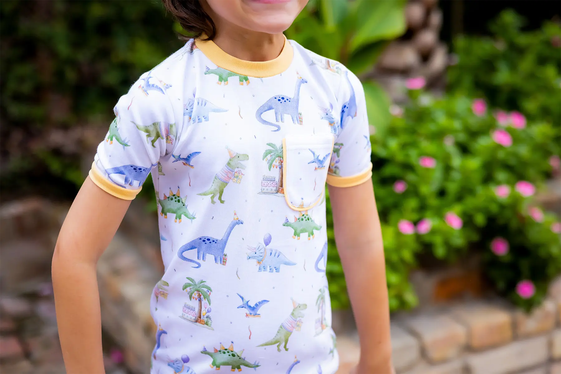 Dino-mite Birthday Organic Cotton Pajamas Nola Tawk
