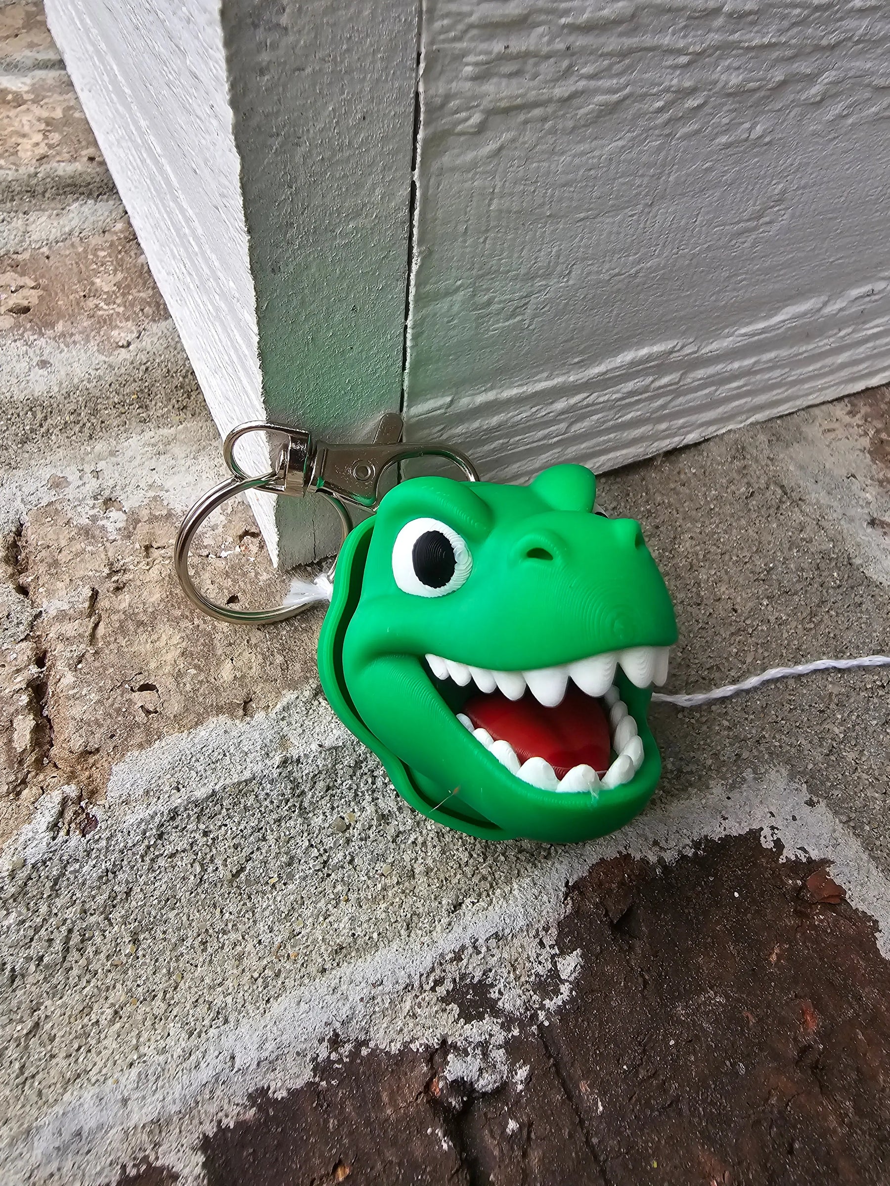 Dinosaur Head Clicker Keychain – Fidget Toy The Tween Space