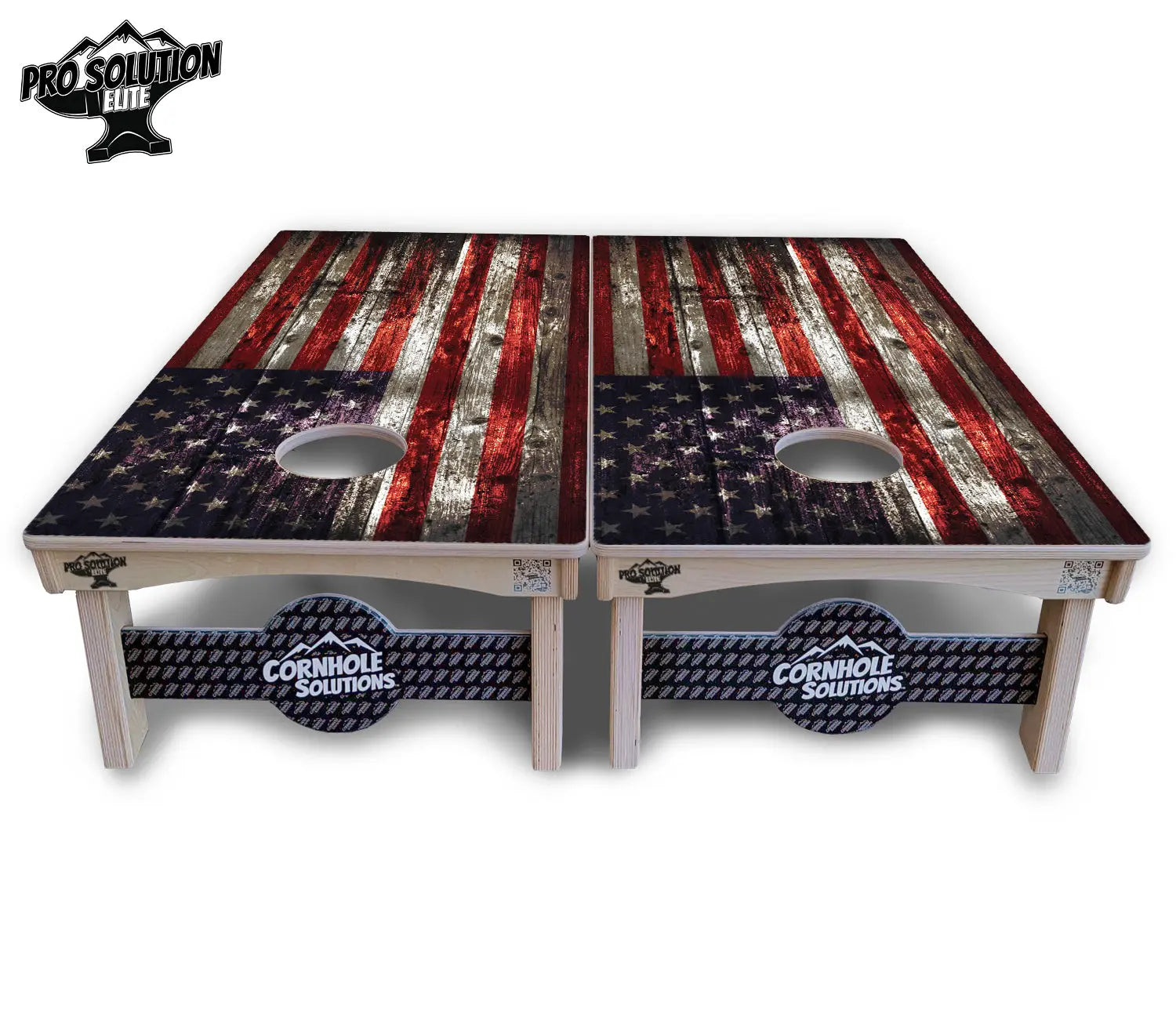 Distressed Flag Cornhole Boards - Pro Solution Elite Series Cornhole Solutions
