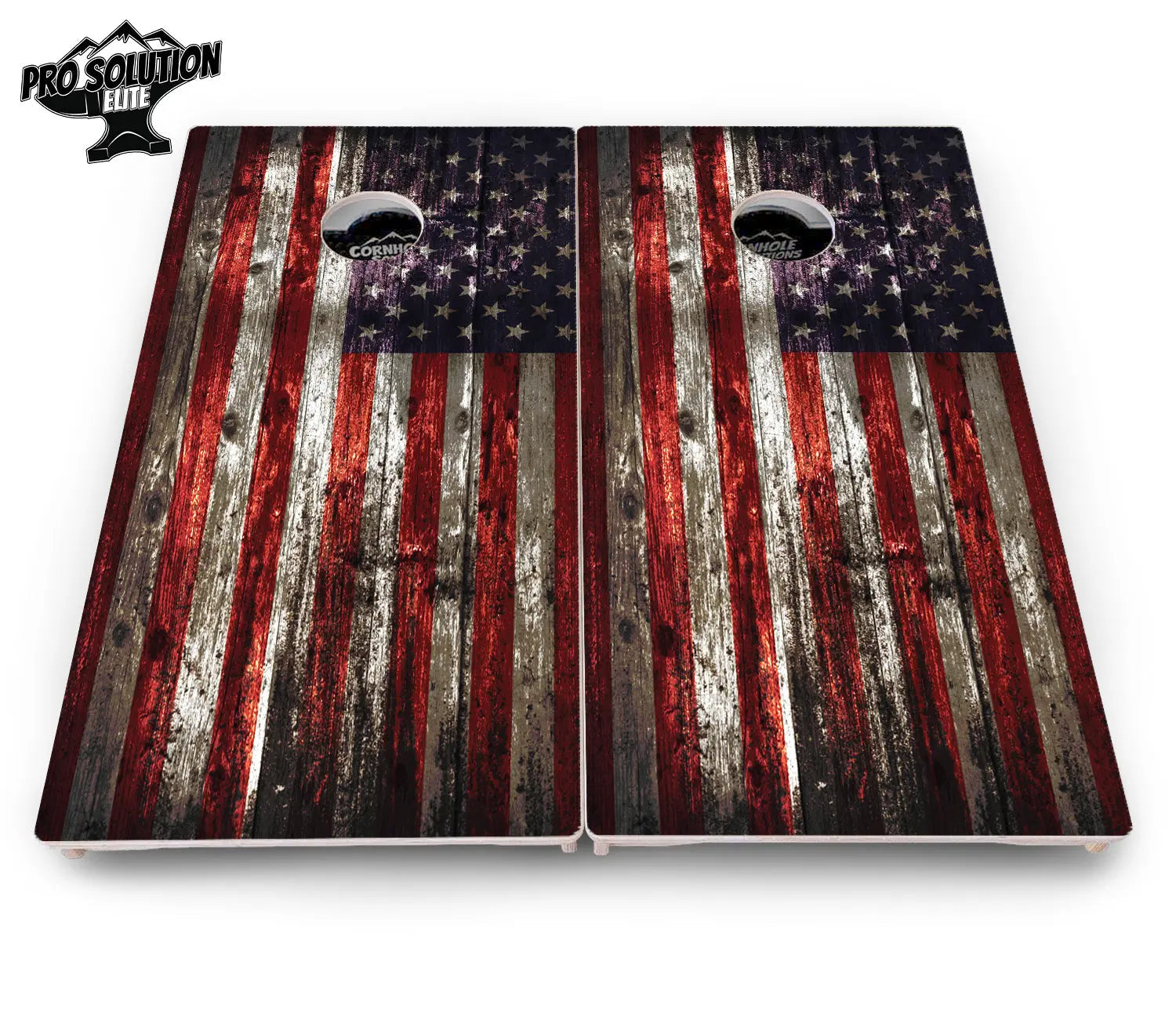 Distressed Flag Cornhole Boards - Pro Solution Elite Series Cornhole Solutions