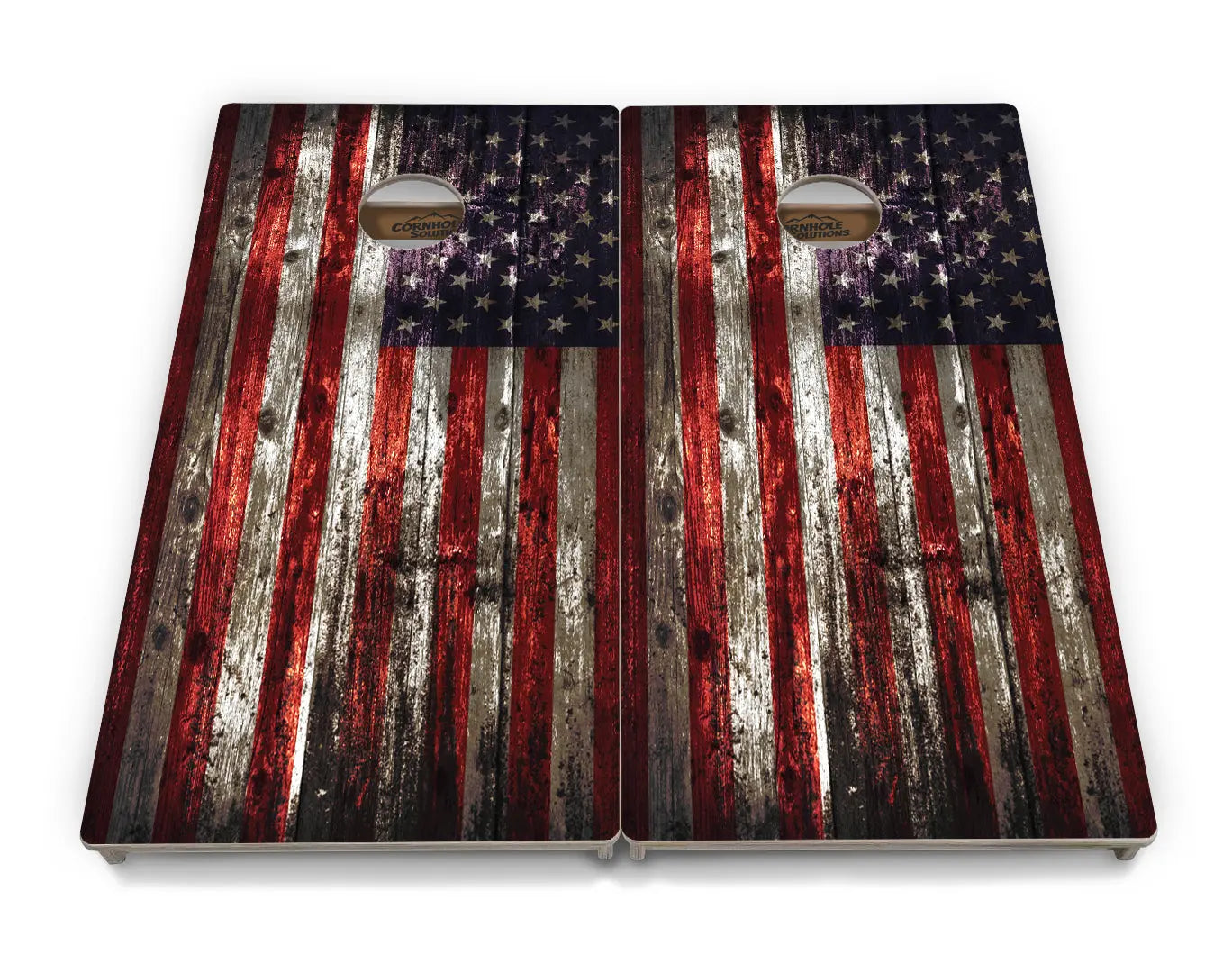 Distressed Flag Cornhole Boards - Professional Tournament Series Cornhole Solutions