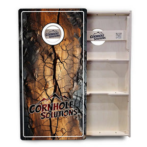 Distressed Live Edge Cornhole Boards - Professional Tournament Series Cornhole Solutions