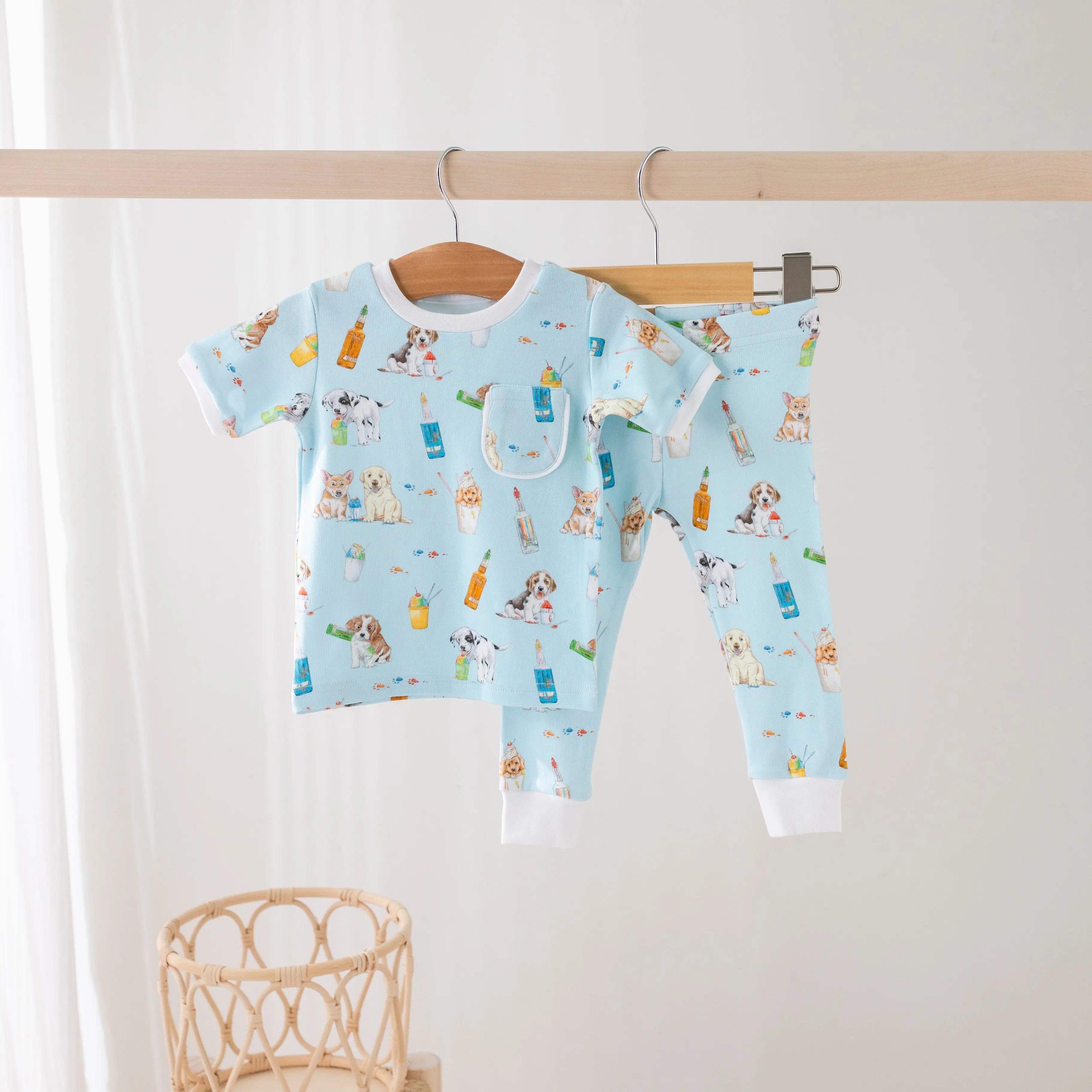 Dog Days of Summer Organic Cotton Pajamas Nola Tawk