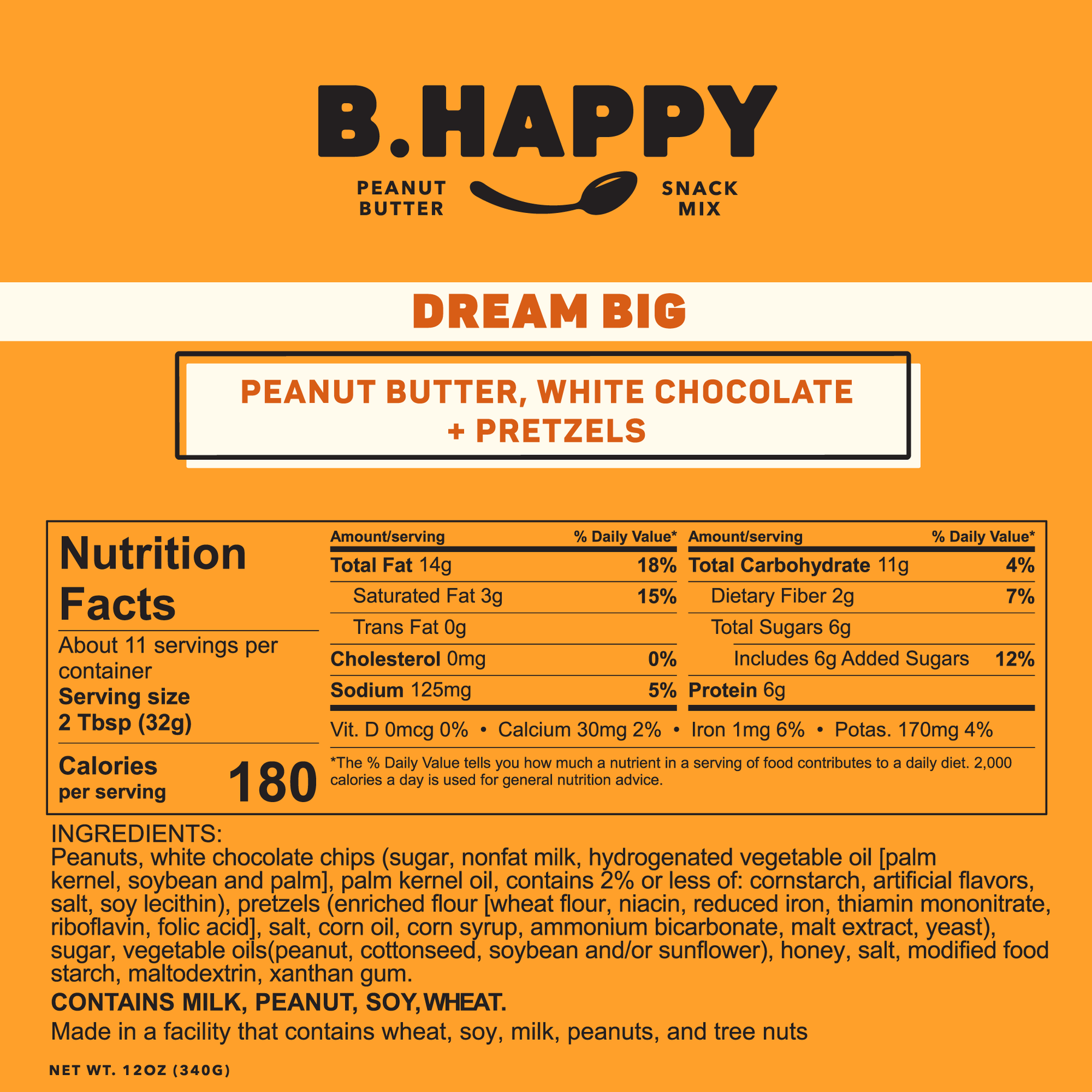 Dream Big White Chocolate Pretzel Peanut Butter