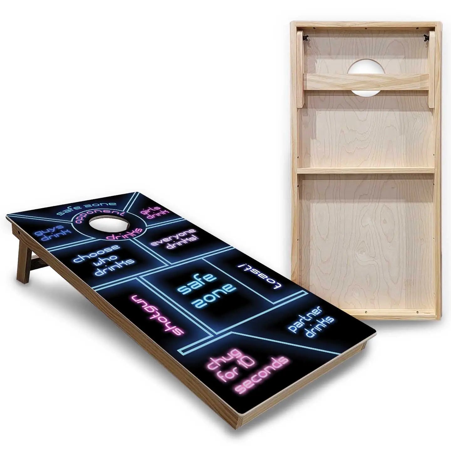 Drinking Game Cornhole Boards - Backyard Series Cornhole Solutions