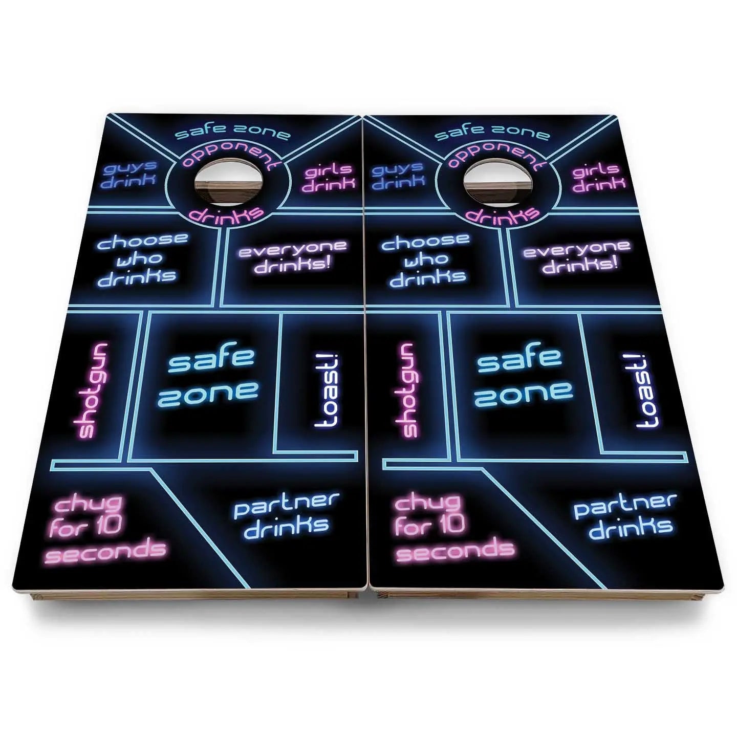 Drinking Game Cornhole Boards - Backyard Series Cornhole Solutions