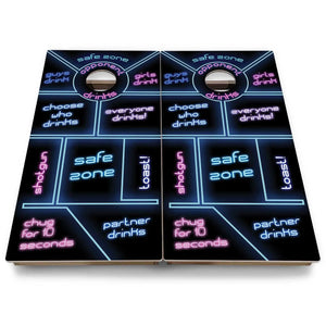 Drinking Game Cornhole Boards - Backyard Series Cornhole Solutions
