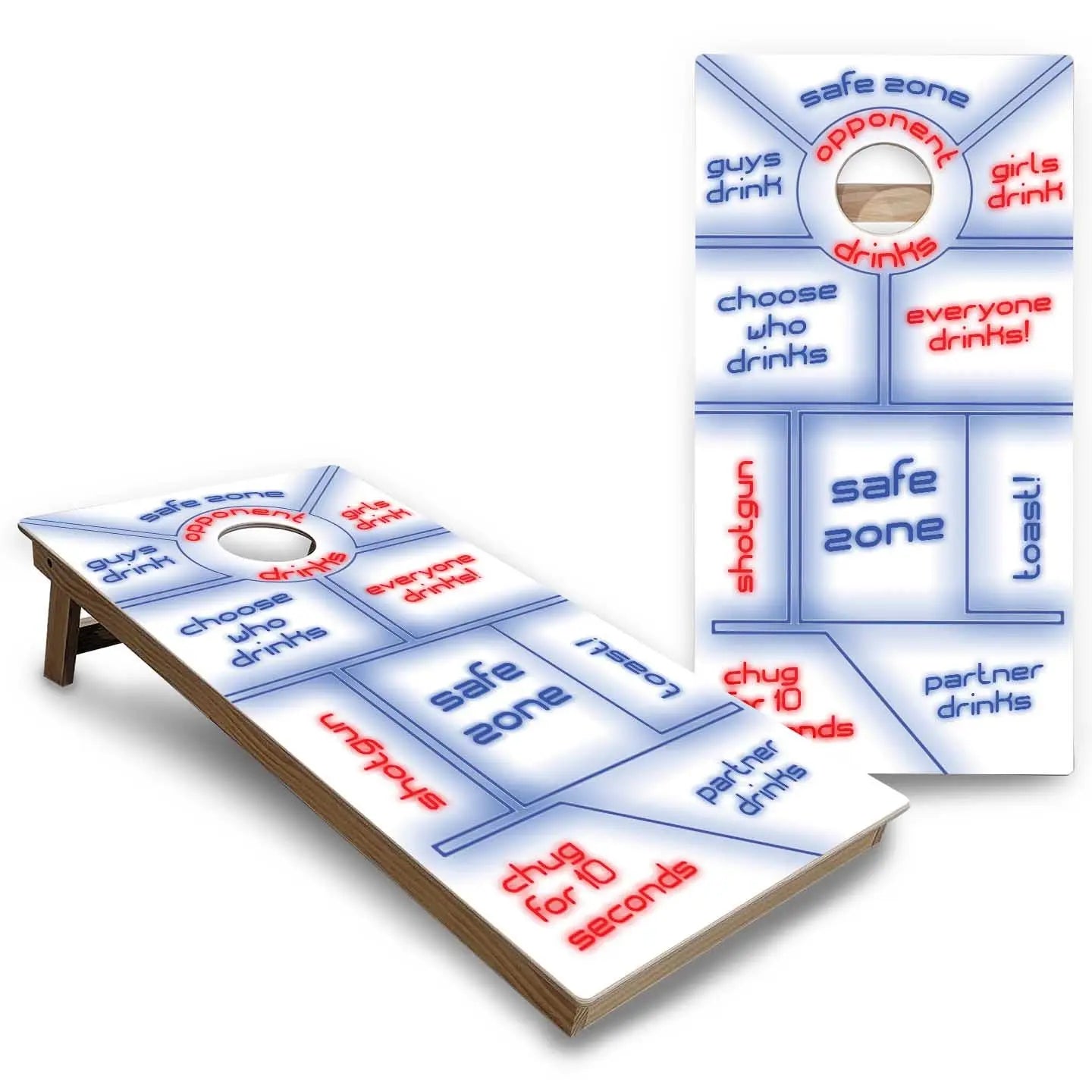 Drinking Game Cornhole Boards - Backyard Series Cornhole Solutions