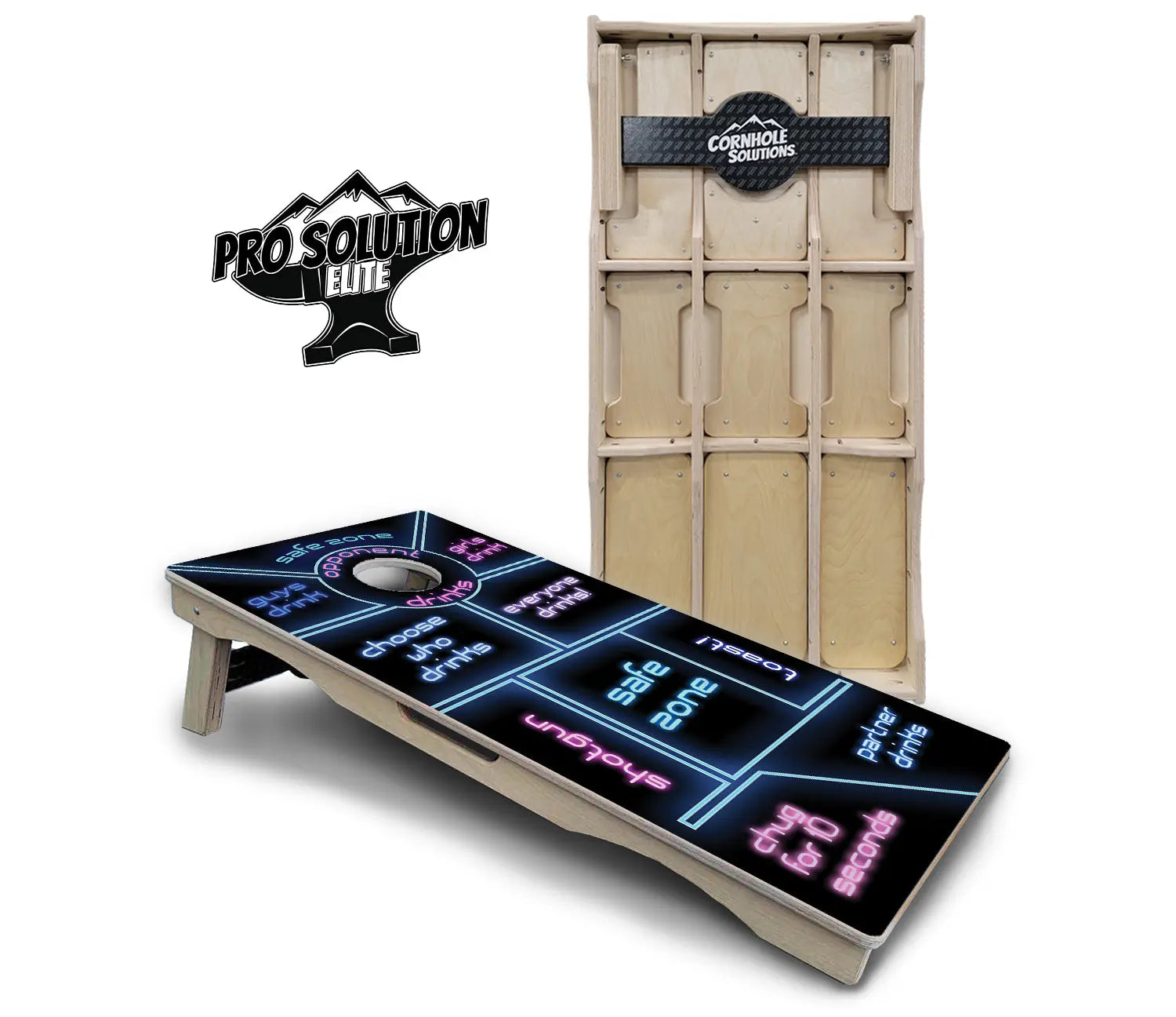 Drinking Game Cornhole Boards - Pro Solution Elite Series Cornhole Solutions