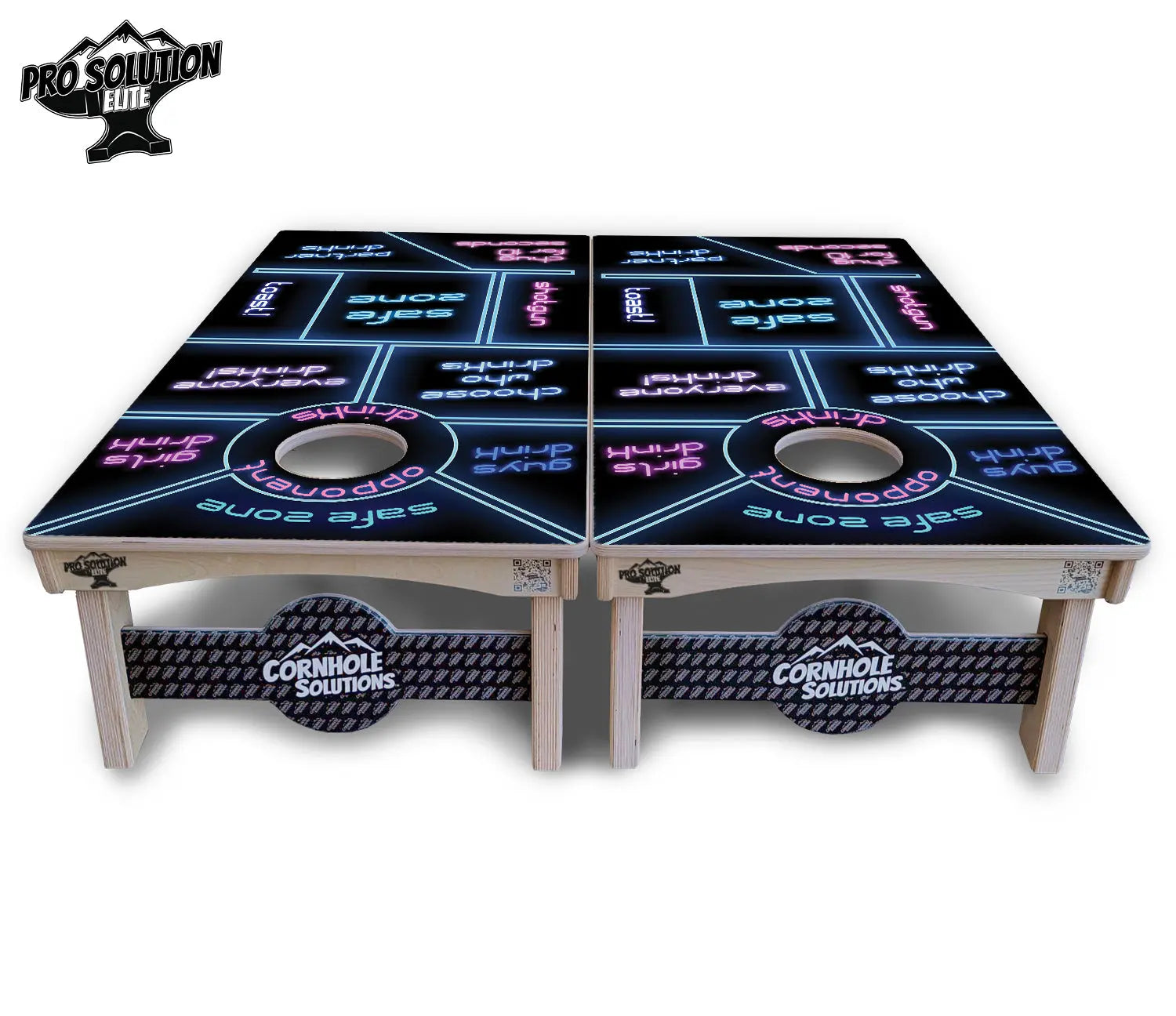 Drinking Game Cornhole Boards - Pro Solution Elite Series Cornhole Solutions
