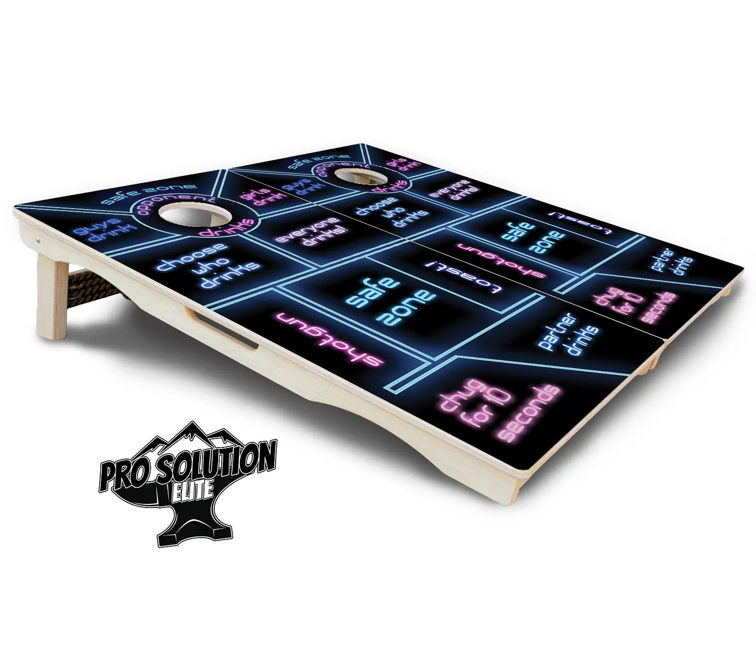 Drinking Game Cornhole Boards - Pro Solution Elite Series Cornhole Solutions