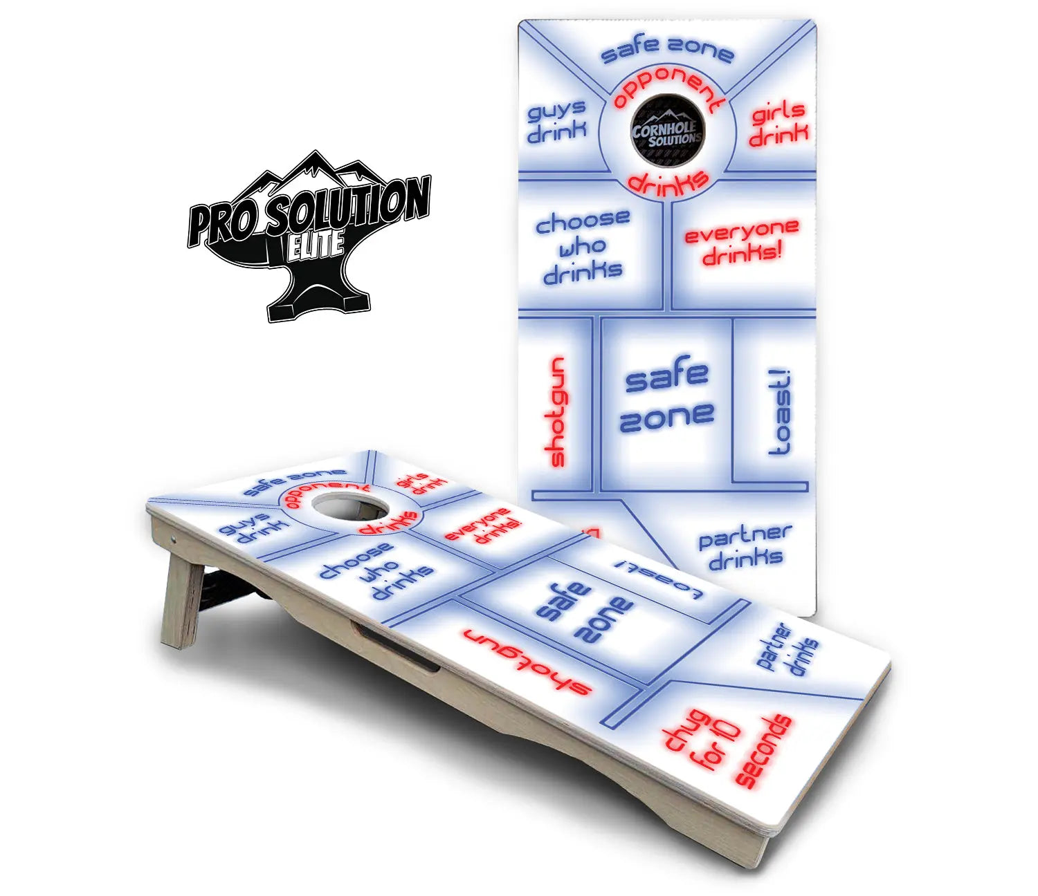 Drinking Game Cornhole Boards - Pro Solution Elite Series Cornhole Solutions