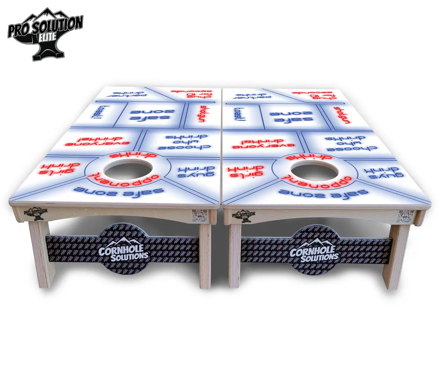 Drinking Game Cornhole Boards - Pro Solution Elite Series Cornhole Solutions