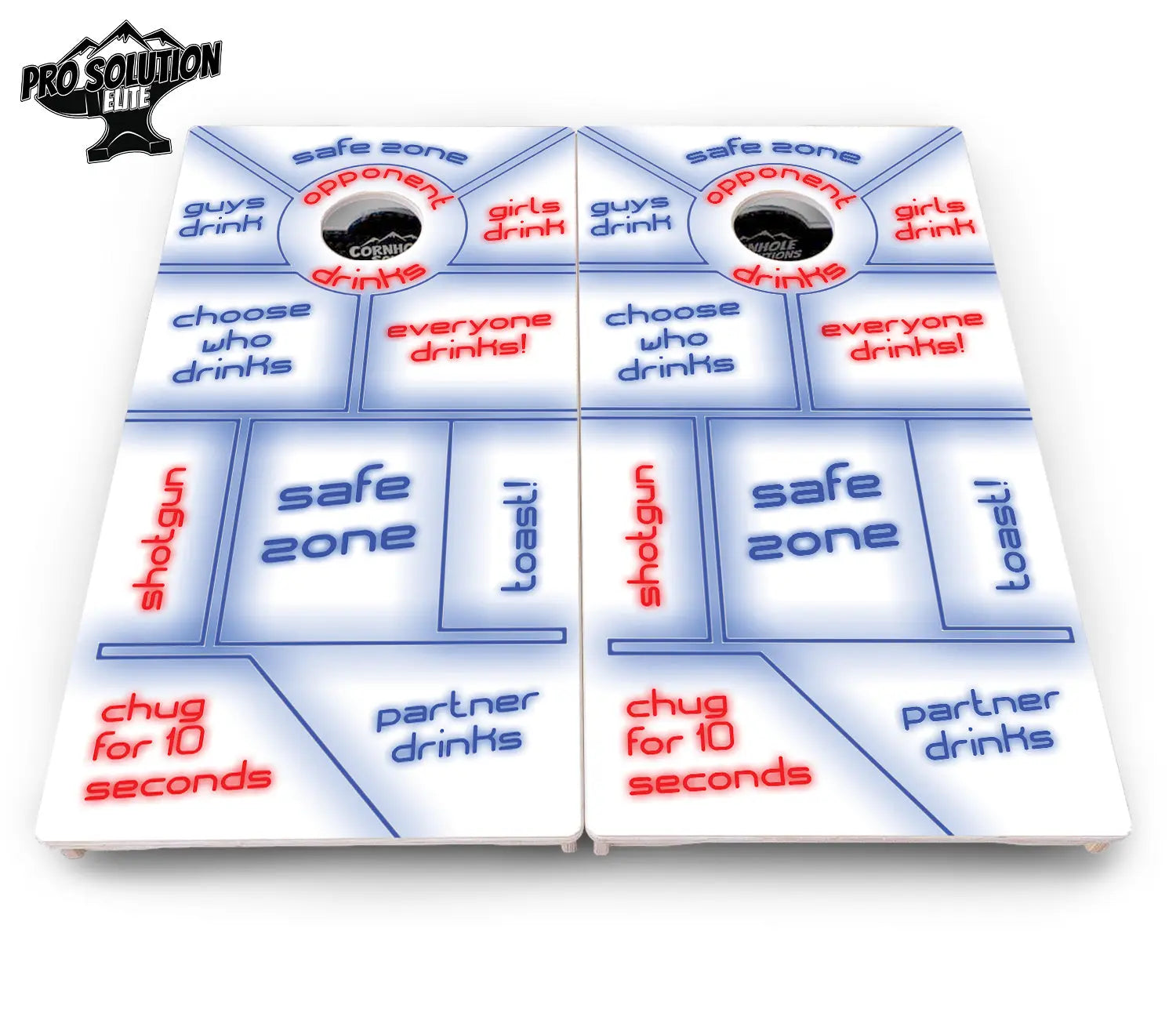 Drinking Game Cornhole Boards - Pro Solution Elite Series Cornhole Solutions