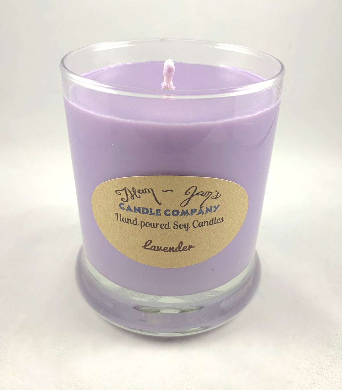 Lavender soy candle and wax melts by Mam Jam’s Candle Company, detail image 2