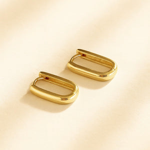 Mini U Hoop Earrings