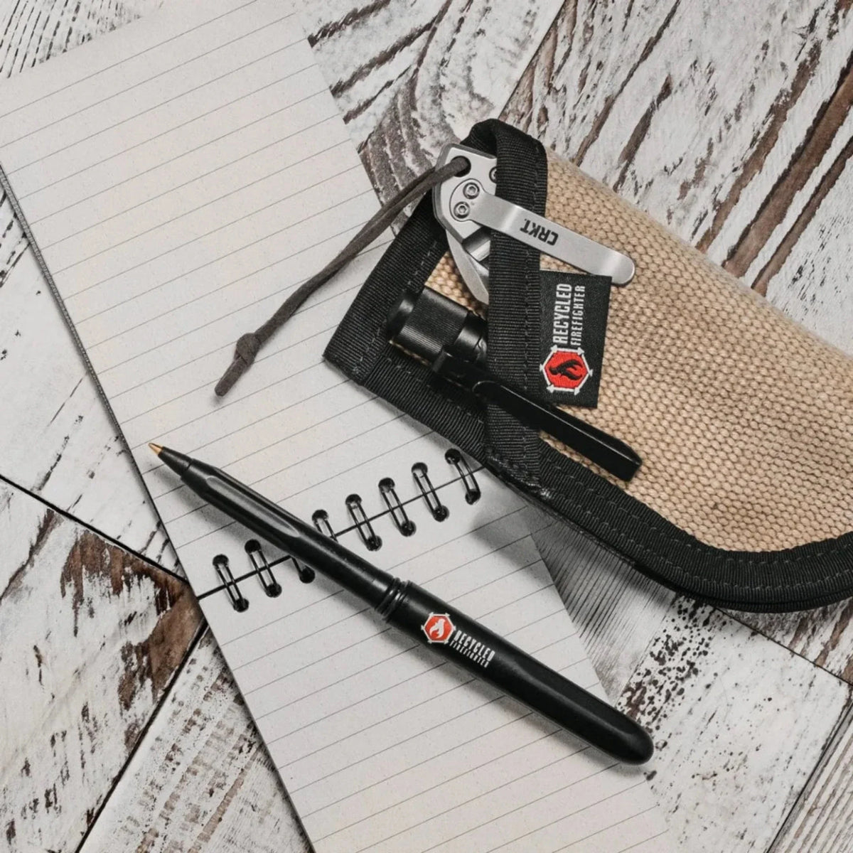 EDC Pocket Caddy detail view by Recycled Firefighter