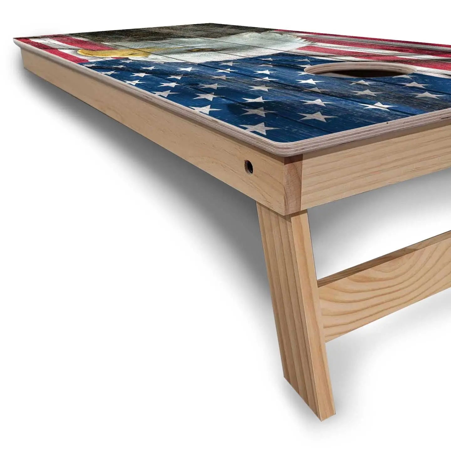 Eagle Flag Cornhole Boards - Backyard Series Cornhole Solutions