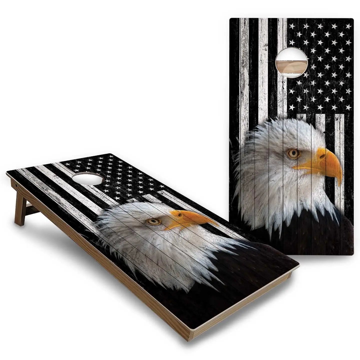 Eagle Flag Cornhole Boards - Backyard Series Cornhole Solutions