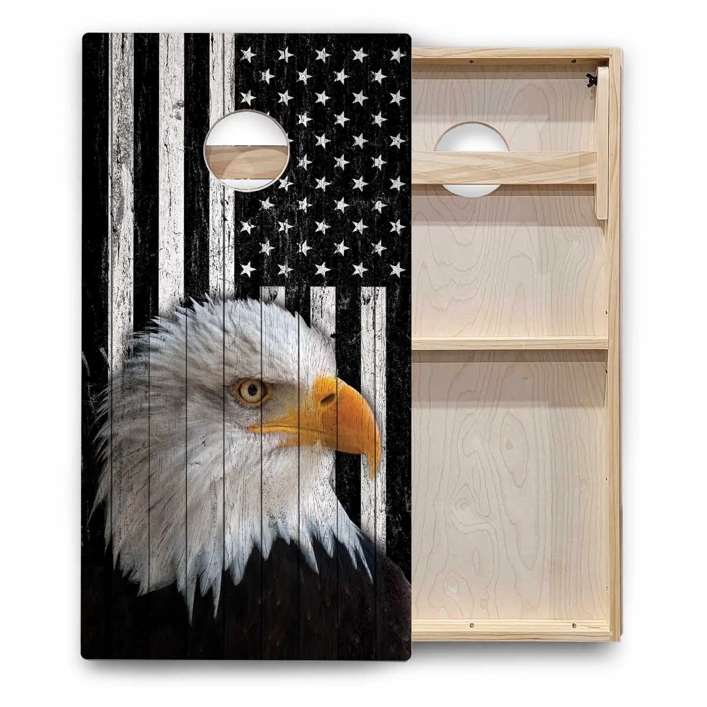 Eagle Flag Cornhole Boards - Backyard Series Cornhole Solutions