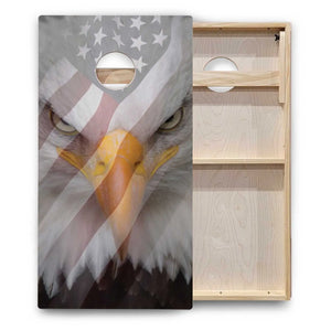 Eagle Flag Cornhole Boards - Backyard Series Cornhole Solutions