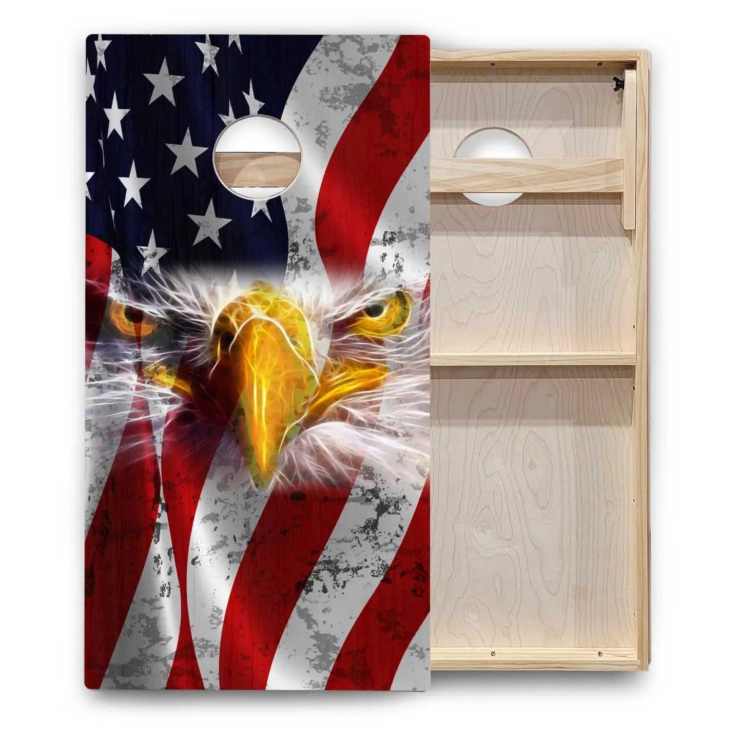 Eagle Flag Cornhole Boards - Backyard Series Cornhole Solutions