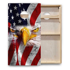 Eagle Flag Cornhole Boards - Backyard Series Cornhole Solutions