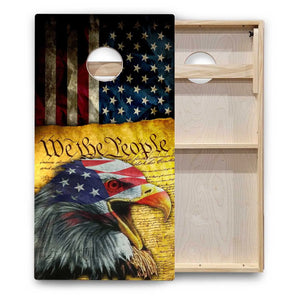 Eagle Flag Cornhole Boards - Backyard Series Cornhole Solutions