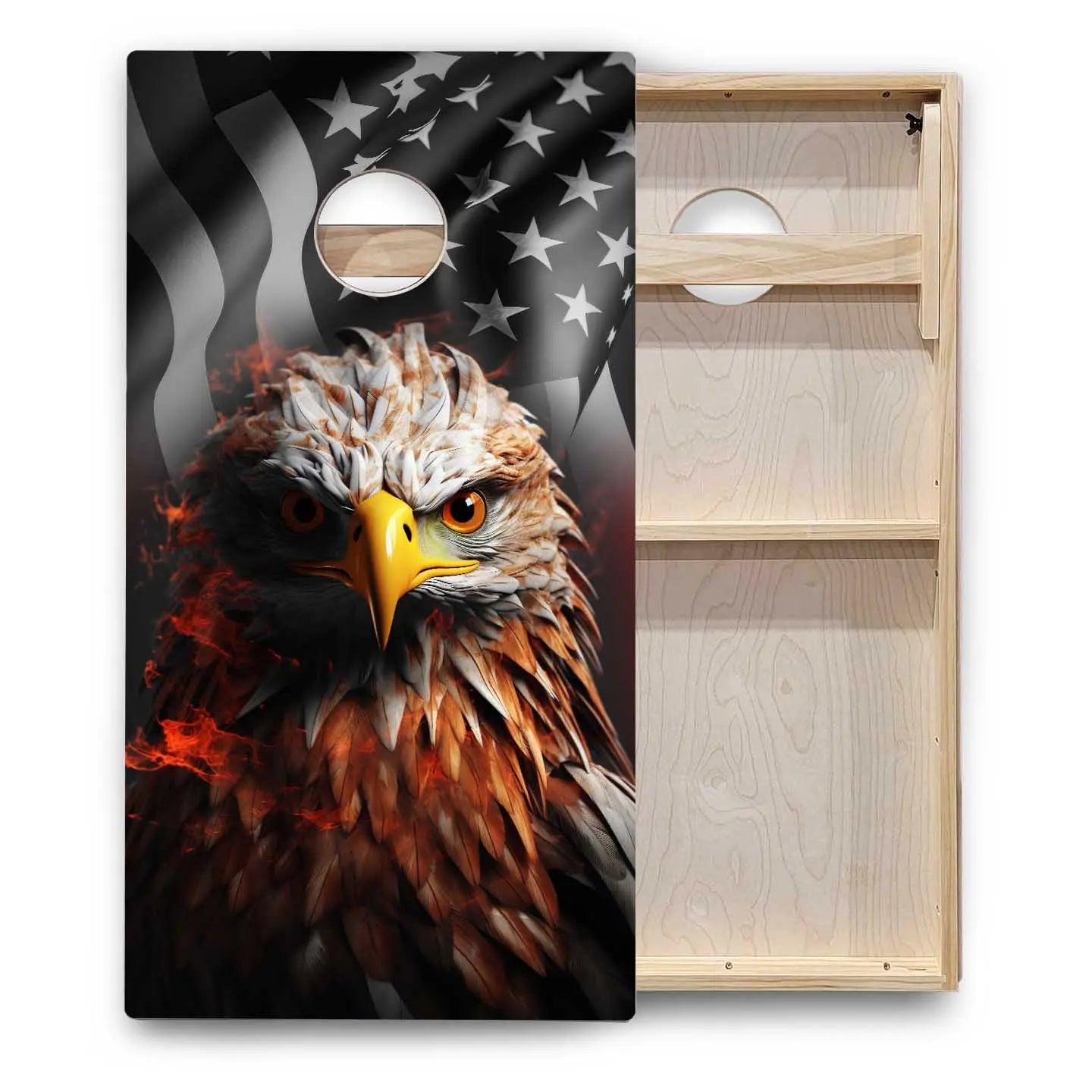 Eagle Flag Cornhole Boards - Backyard Series Cornhole Solutions
